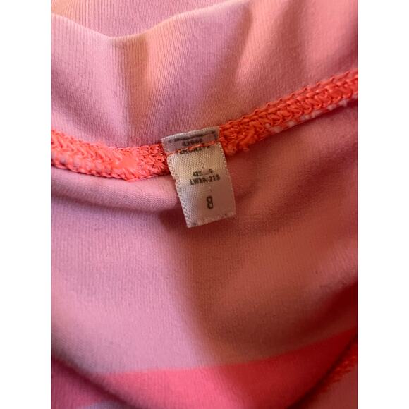 Lululemon Bright Pink Long Sleeve Top And Zip Up Back Size 8 - Picture 3 of 3
